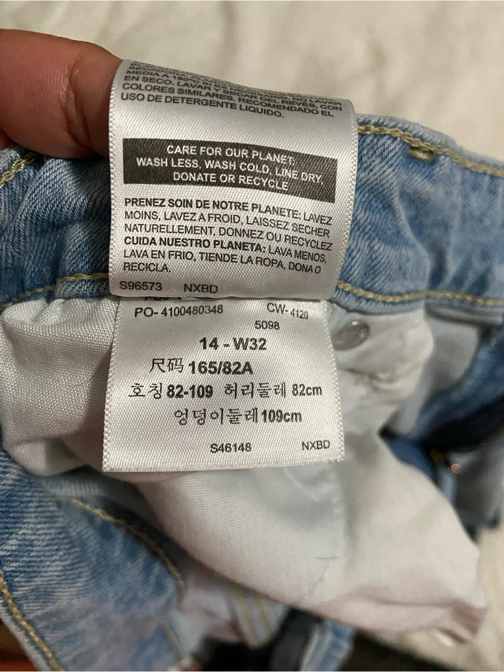 Denizen from Levi's Light Blue Women's Cutoff Denim Shorts